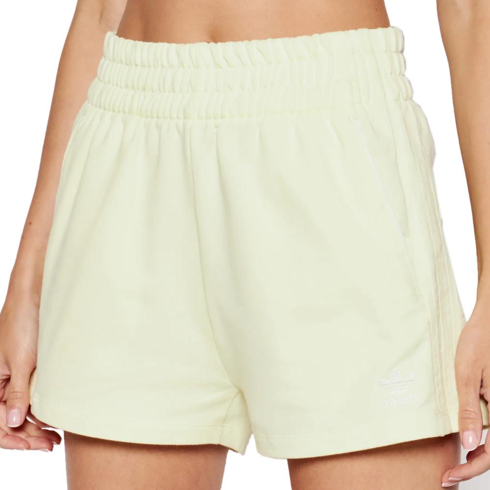 Short Jogging Jaune Femme Adidas 3 Stripes Espace des marques