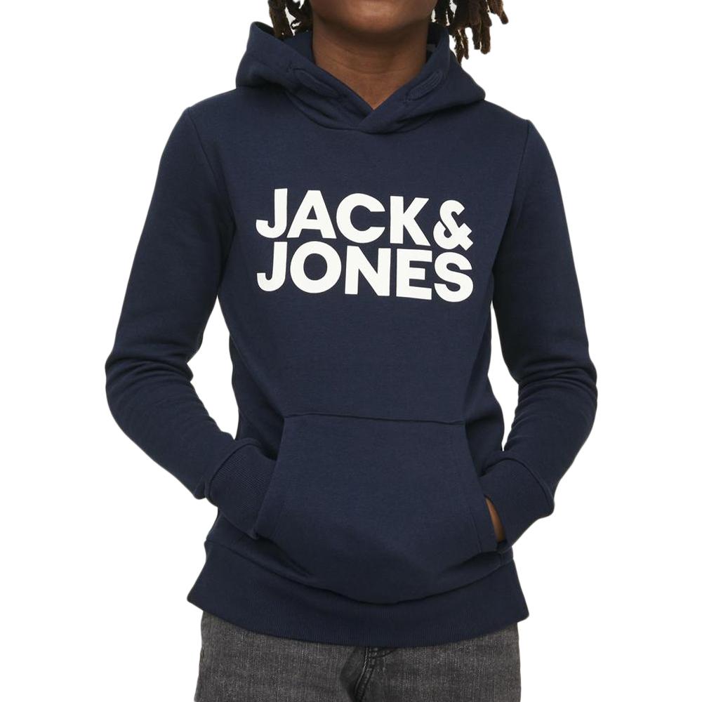 Sweat Marine Garçon Jack and Jones jecorp NBZ pas cher