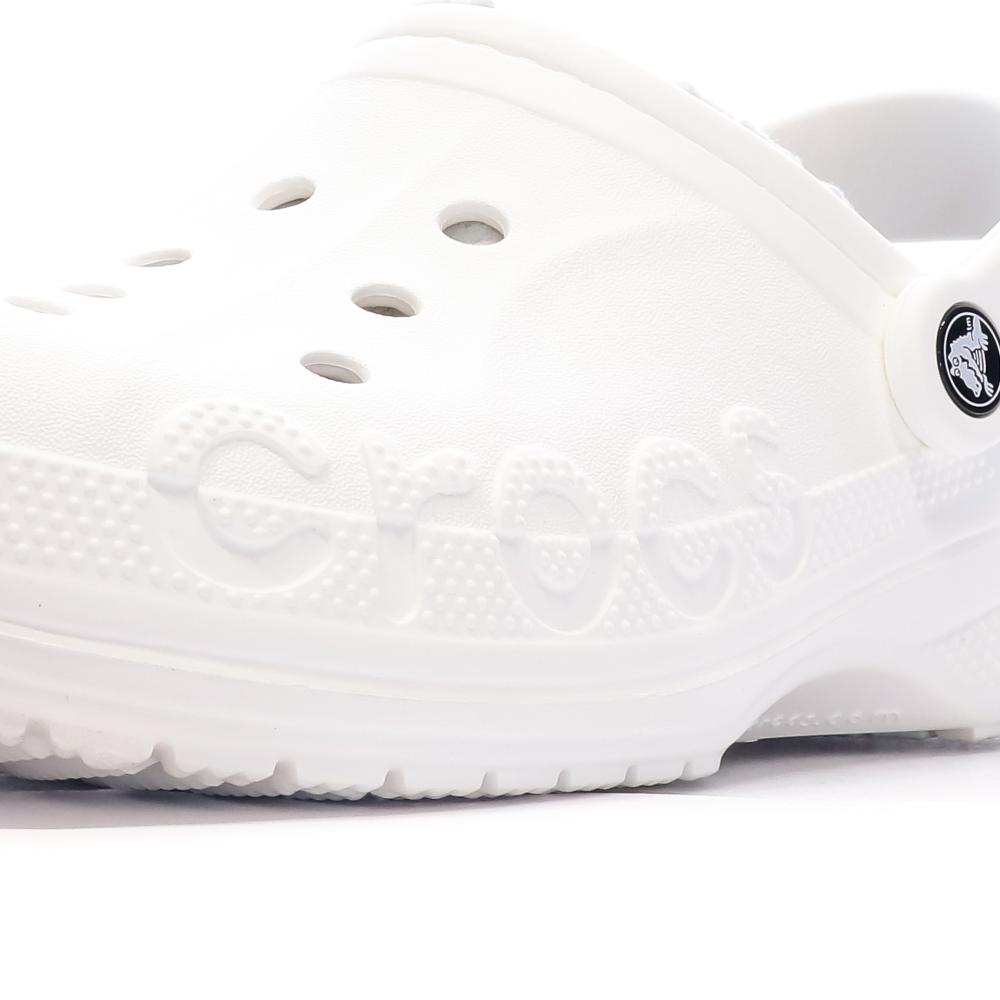 Sandales Crocs Blanches Mixte Baya Lined Clog vue 7