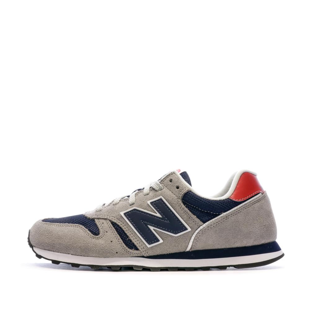 Baskets Gris/Marine Homme New Balance 373 pas cher