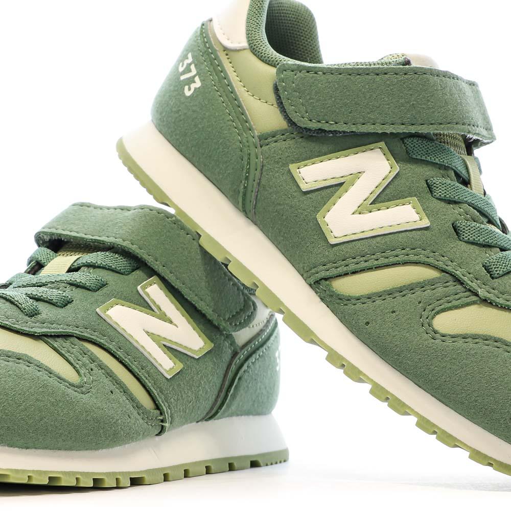 Baskets Vert Garçon New Balance YV373 vue 7