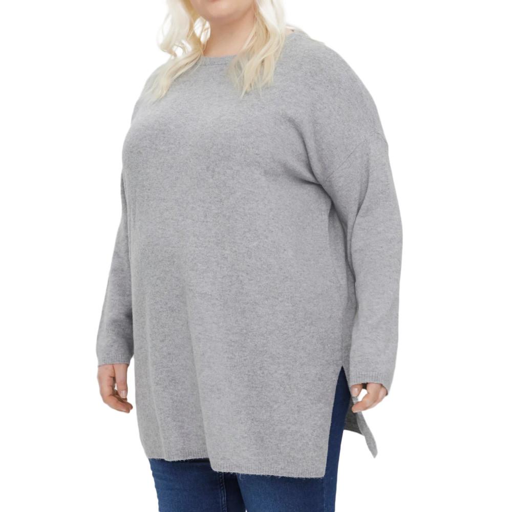 Pull long Gris Femme Vero Moda Curve Blou