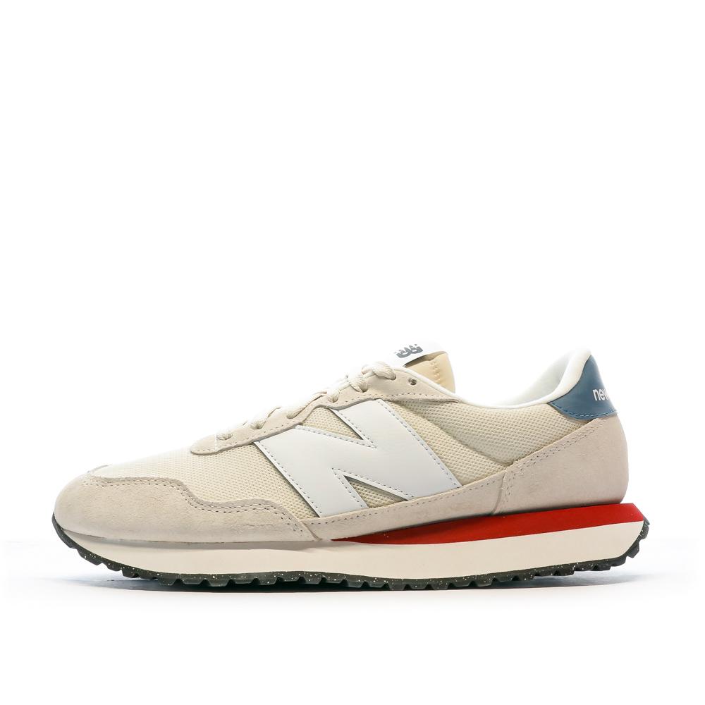 Baskets Beige/Blanc Homme New Balance 237 pas cher