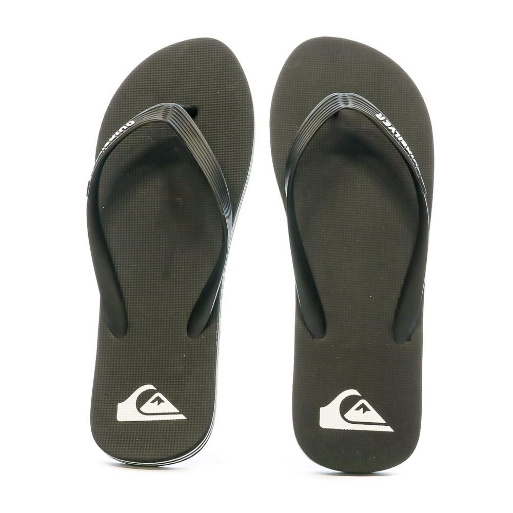 Tongs Noires Homme Quiksilver Molokai vue 3