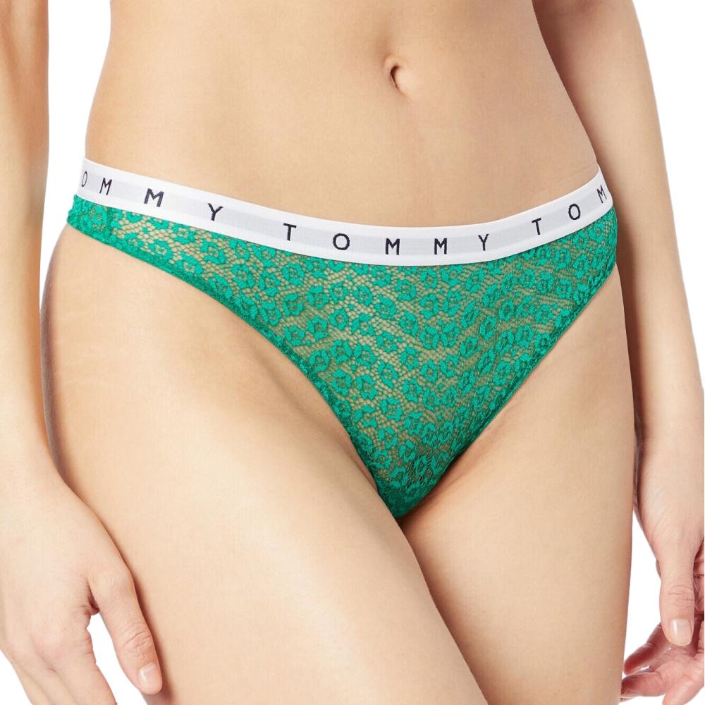 X3 Strings Rose/Vert/Jaune Femme Tommy Hilfiger Thong vue 2