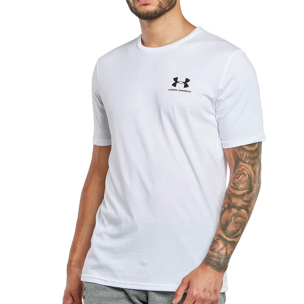 T-shirt Blanc Homme Under Armour Sportstyle pas cher