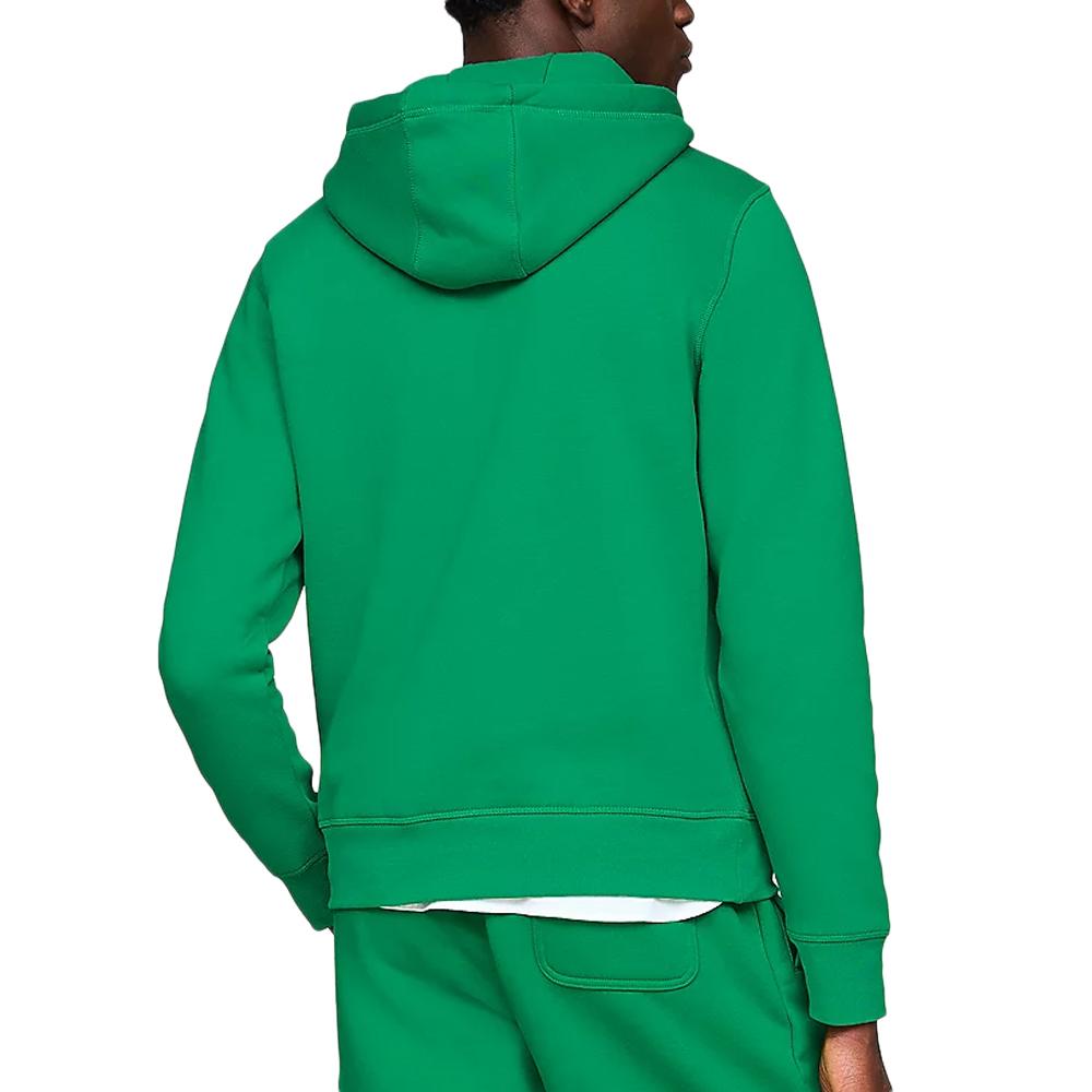 Sweat à capuche Vert Homme Tommy Hilfiger Logo Hoodie vue 2