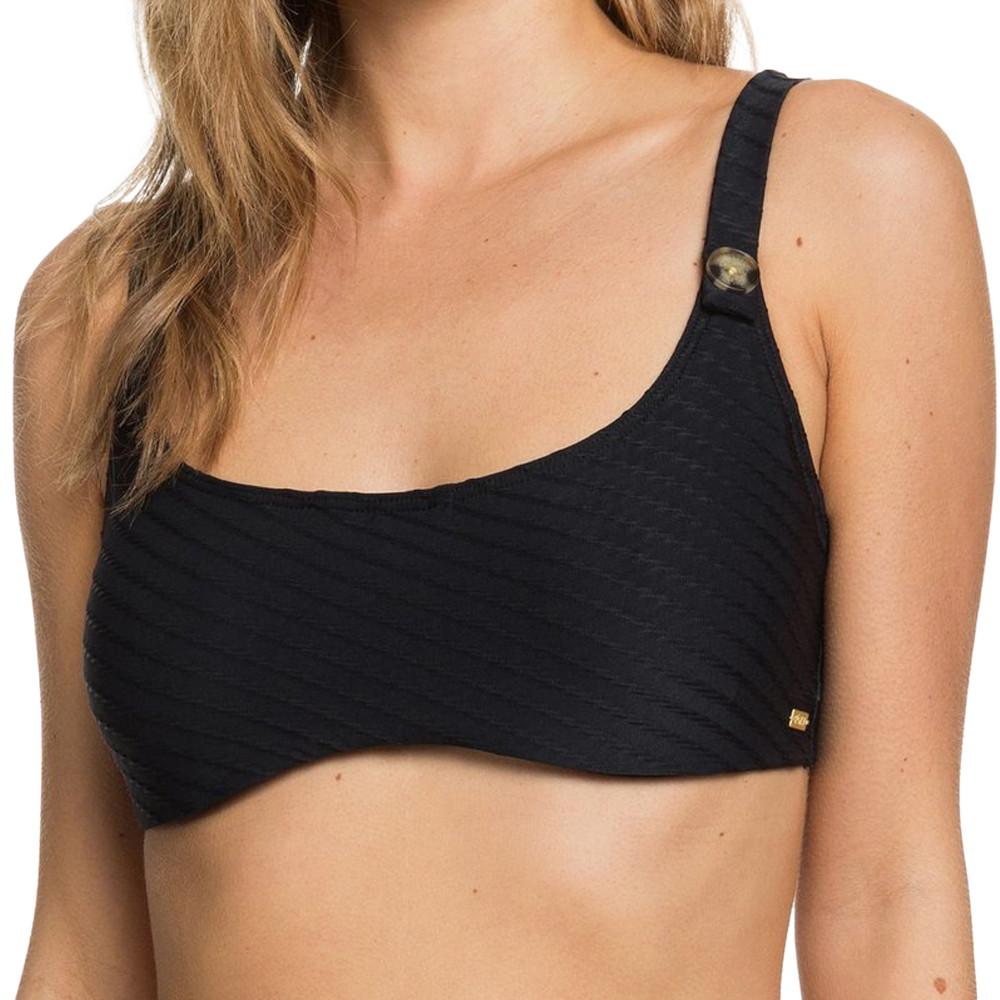 Haut De Bikini Brassière Noir Femme Roxy Golden Breeze pas cher