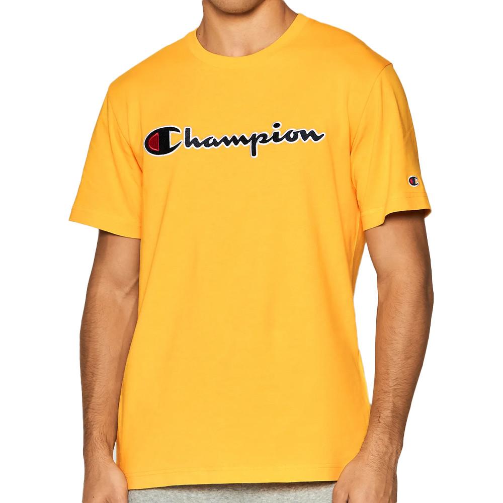 T shirt Jaune Homme Champion 216473