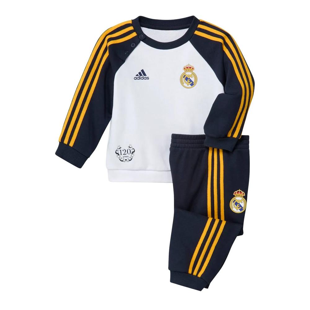 Real Madrid Ensemble Blanc/Marine Bébé Adidas HD1336 pas cher