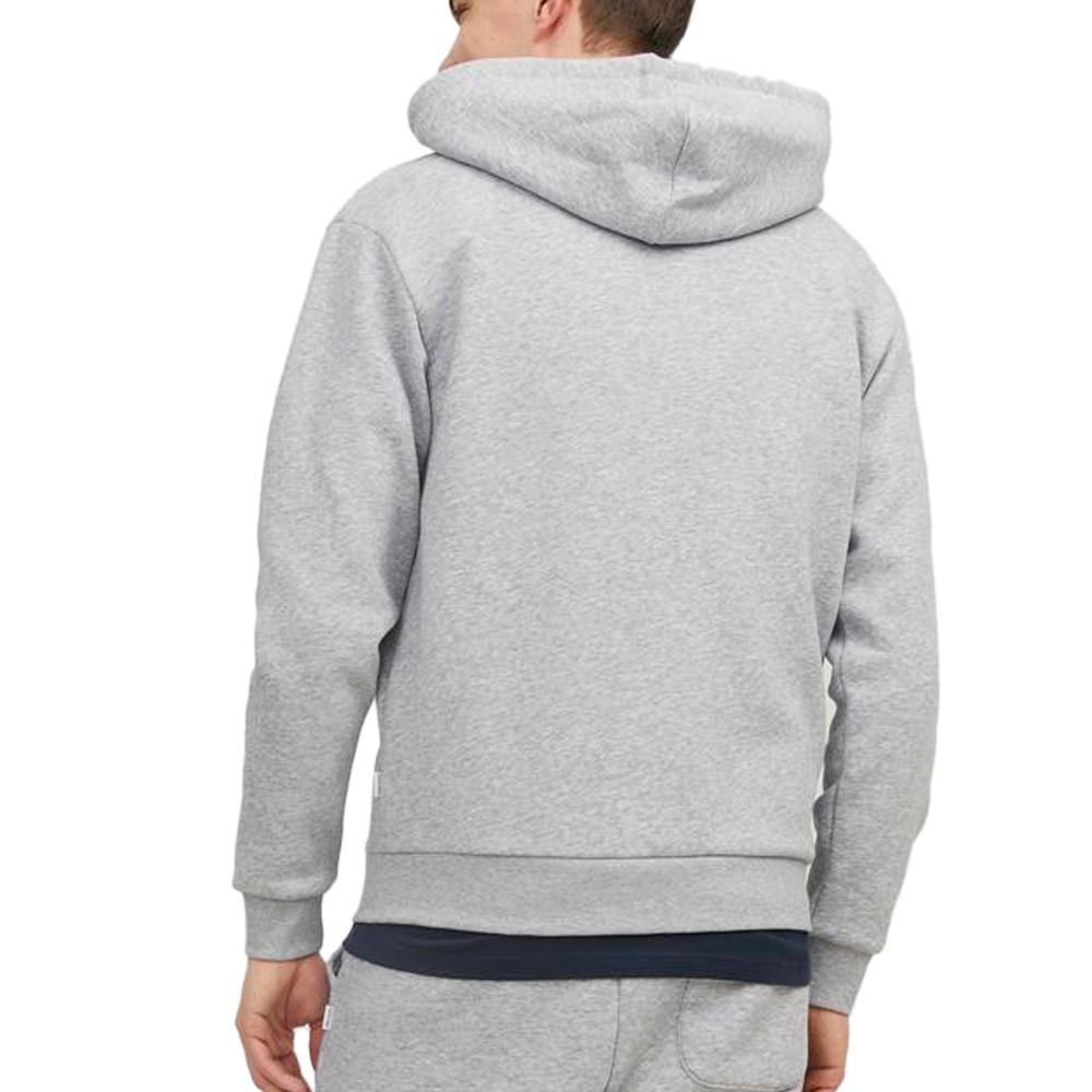 Sweat Zippé Gris Homme Jack & Jones Bradley vue 2