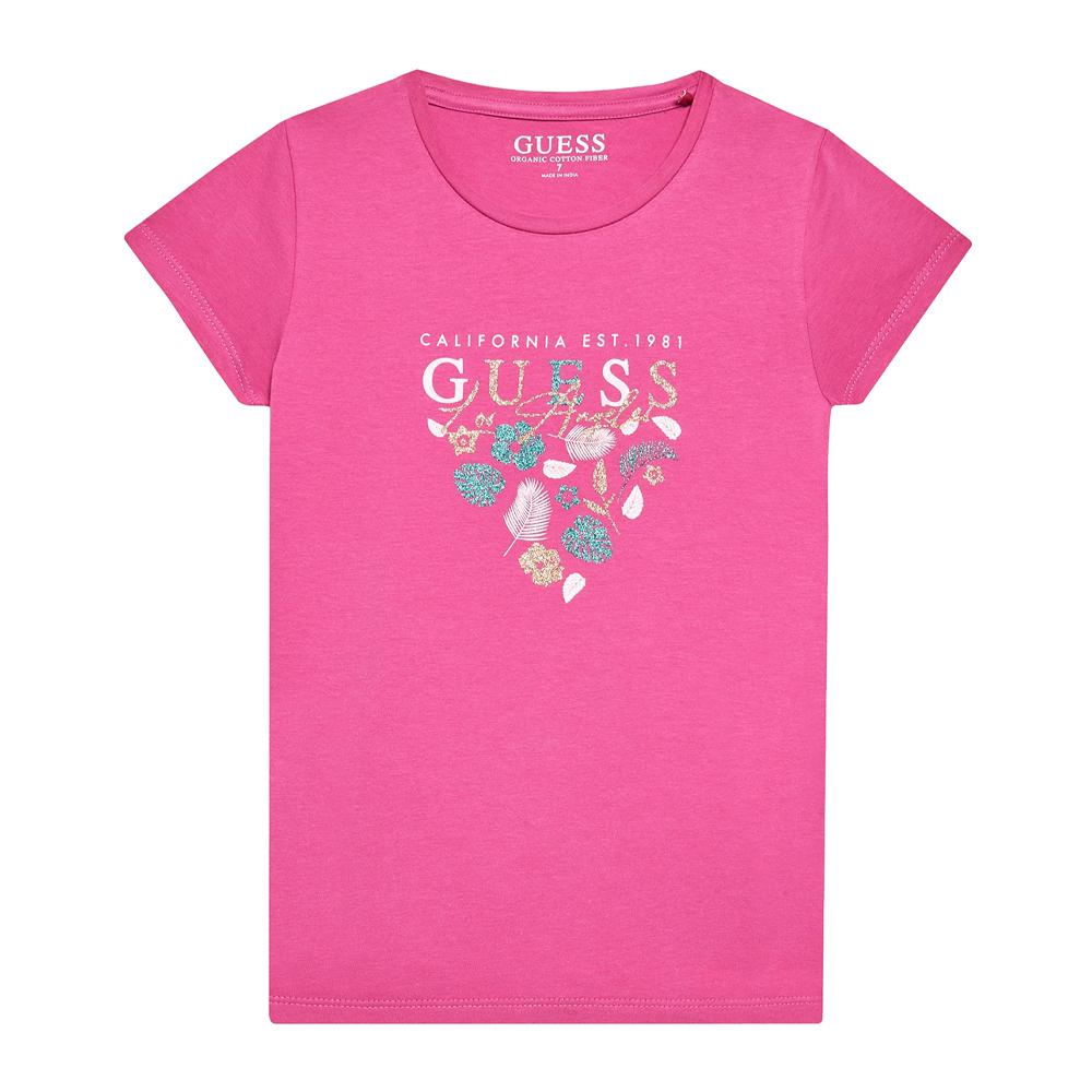 T-shirt Rose Fille Guess J2GI10K6YW1 pas cher