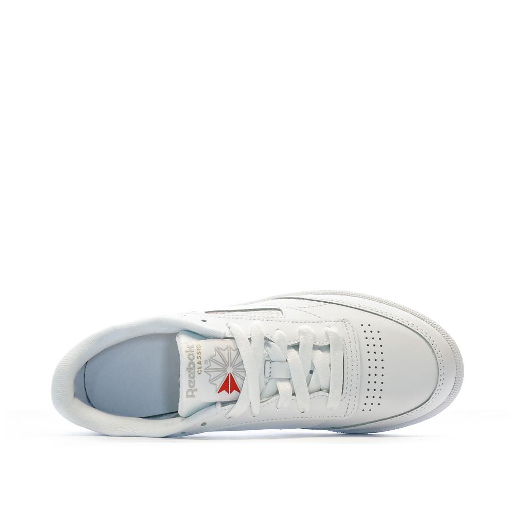 Baskets Blanches Femme Reebok Club C 85 vue 4