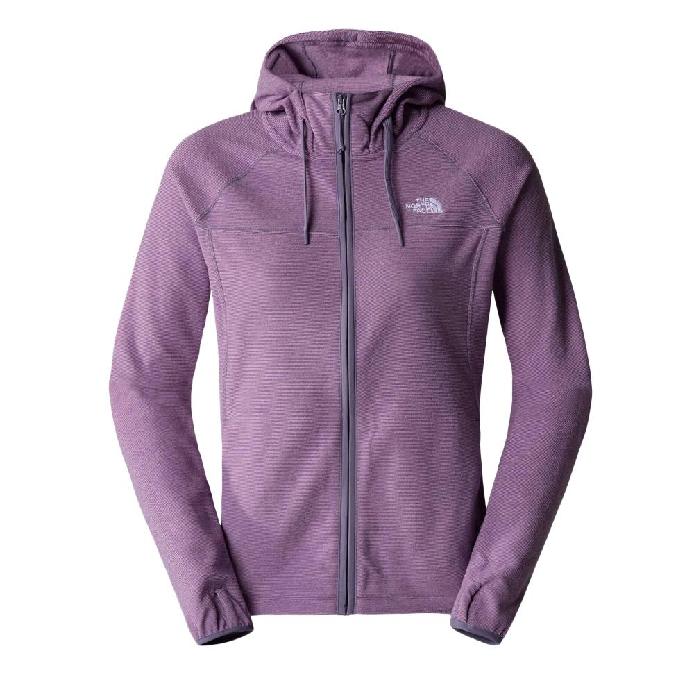 Polaire Zippé Mauve Femme The North Face Fleece pas cher