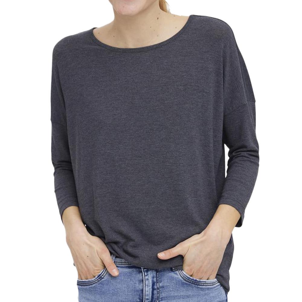 T-Shirt Gris Femme Vero Moda Carla pas cher