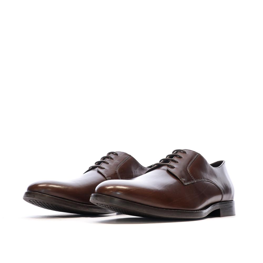 Chaussures de Ville Marron Homme Geox Hampstead vue 6