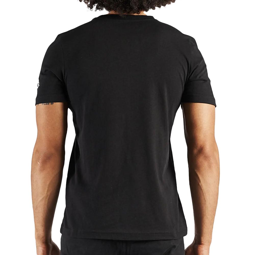 T-shirt Noir Homme Kappa Logo Fromen Slim vue 2