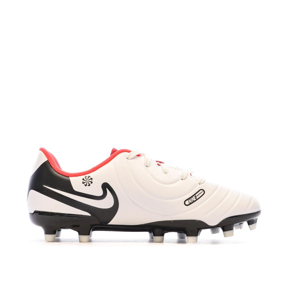 Chaussures de Foot Blanc Nike Junior Legend 10 Club FG/MG vue 2