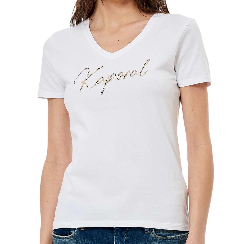 T shirt Blanc Femme Kaporal 3W11 Espace des marques