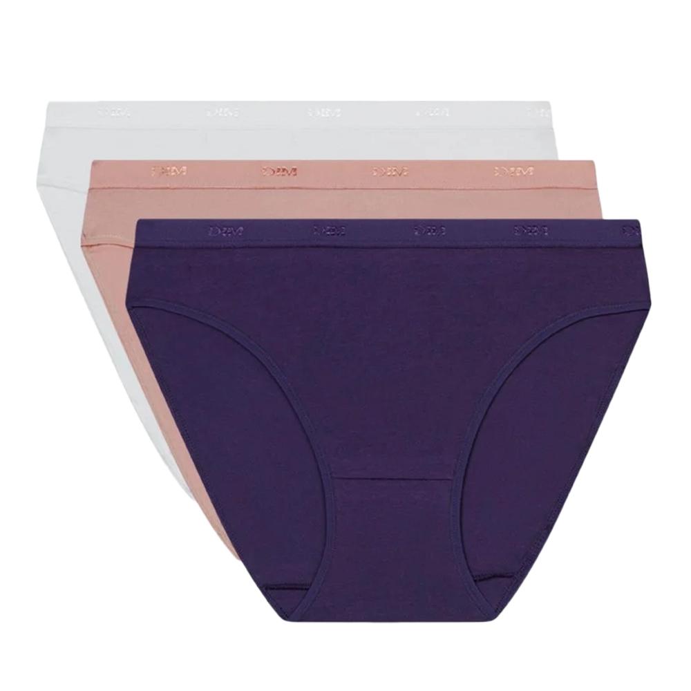 x3 Slips Violet Femme Dim 4H00 pas cher