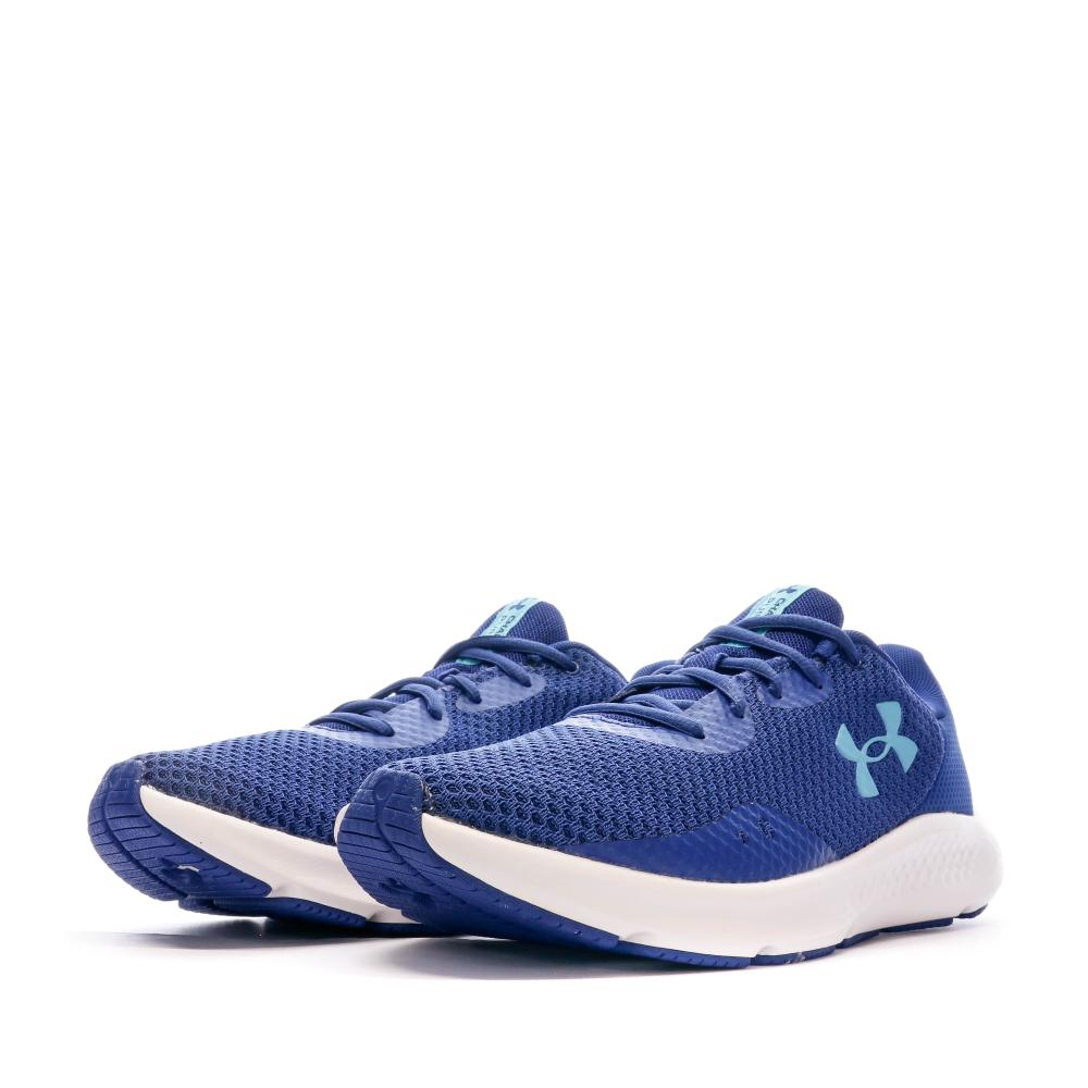 Chaussures de running Bleues Homme Under Armour Charged Pursuit 3 vue 6