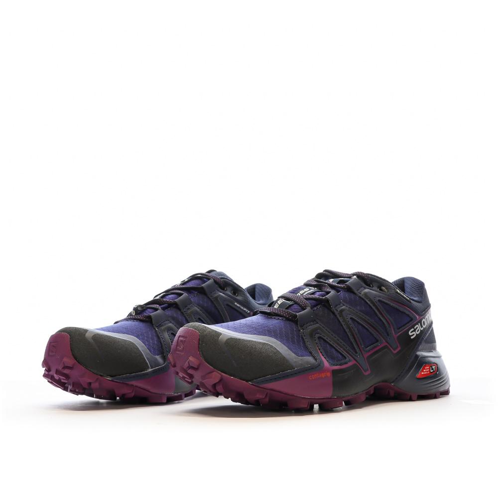 Chaussures de trail Noir/Prune Femme Salomon Vario vue 6