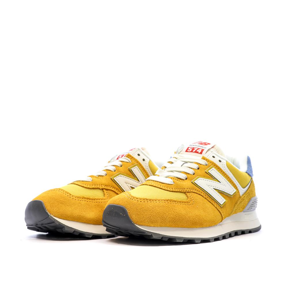 ML574 Baskets Jaune Moutarde Femme New Balance vue 6