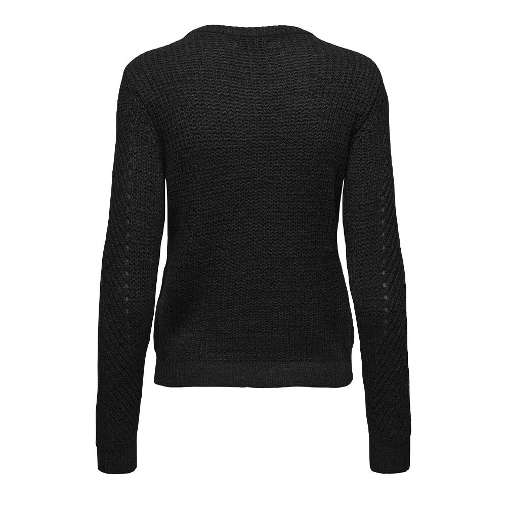 Pull en Maille Noir Femme JDY Felo Struc vue 2