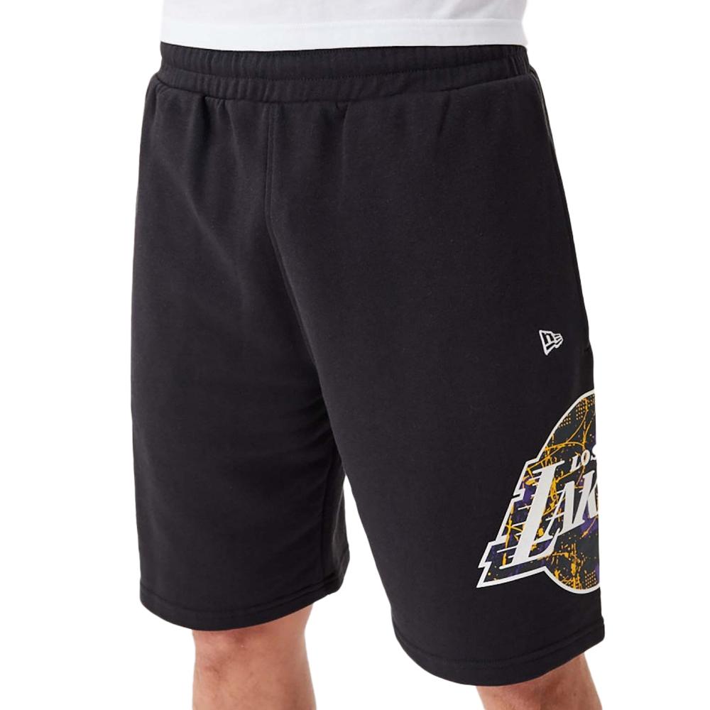 Short Noir Homme New Era Nba LOS ANGELES LAKERS pas cher