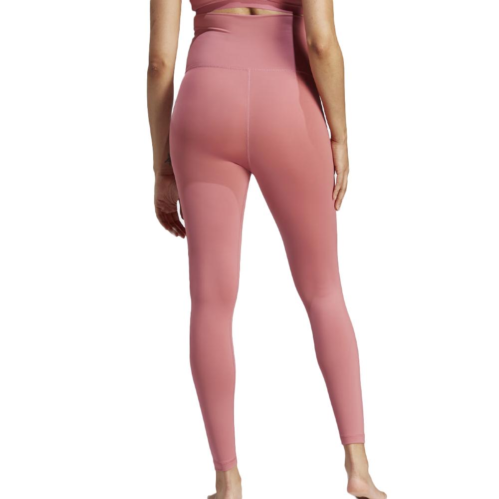 Legging de Grossesse Rose Femme Adidas Yoga vue 2