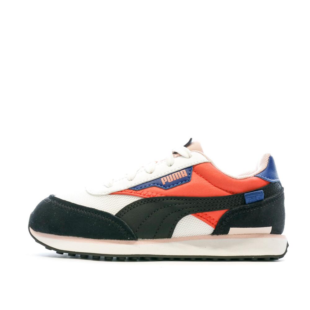 Baskets Noir/Rouge/Bleu Garçon Puma Rider Splash pas cher