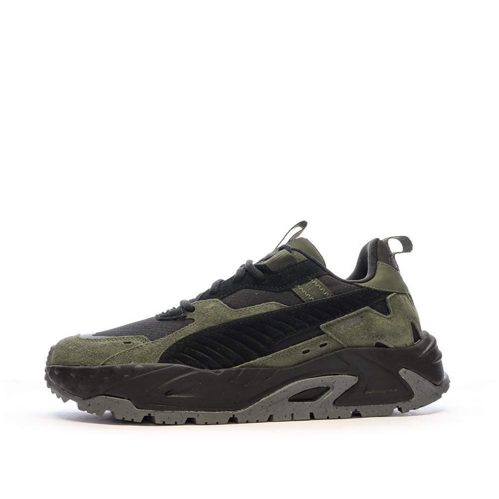 Baskets Kaki Homme Puma Rs-trck Outdoor pas cher