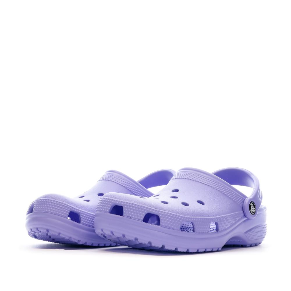 Sandales Crocs Violettes Femme Classic Sabot U vue 6