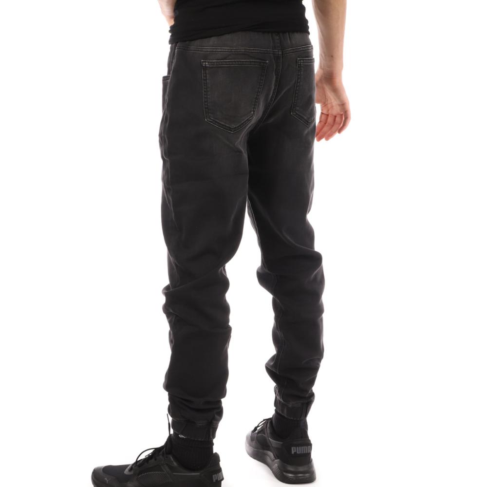 Pantalon Noir Homme Schott Jogger vue 2