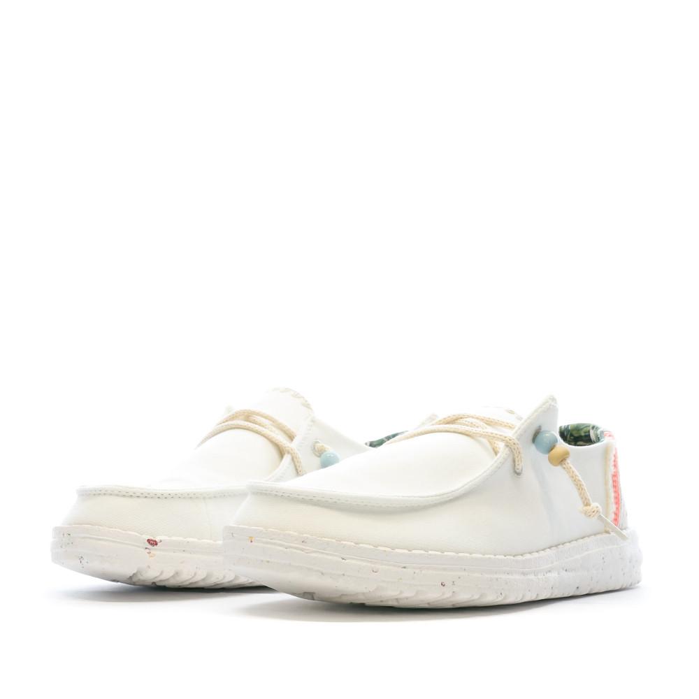 Chaussures Blanches Femme Hey Dude Wendy vue 6