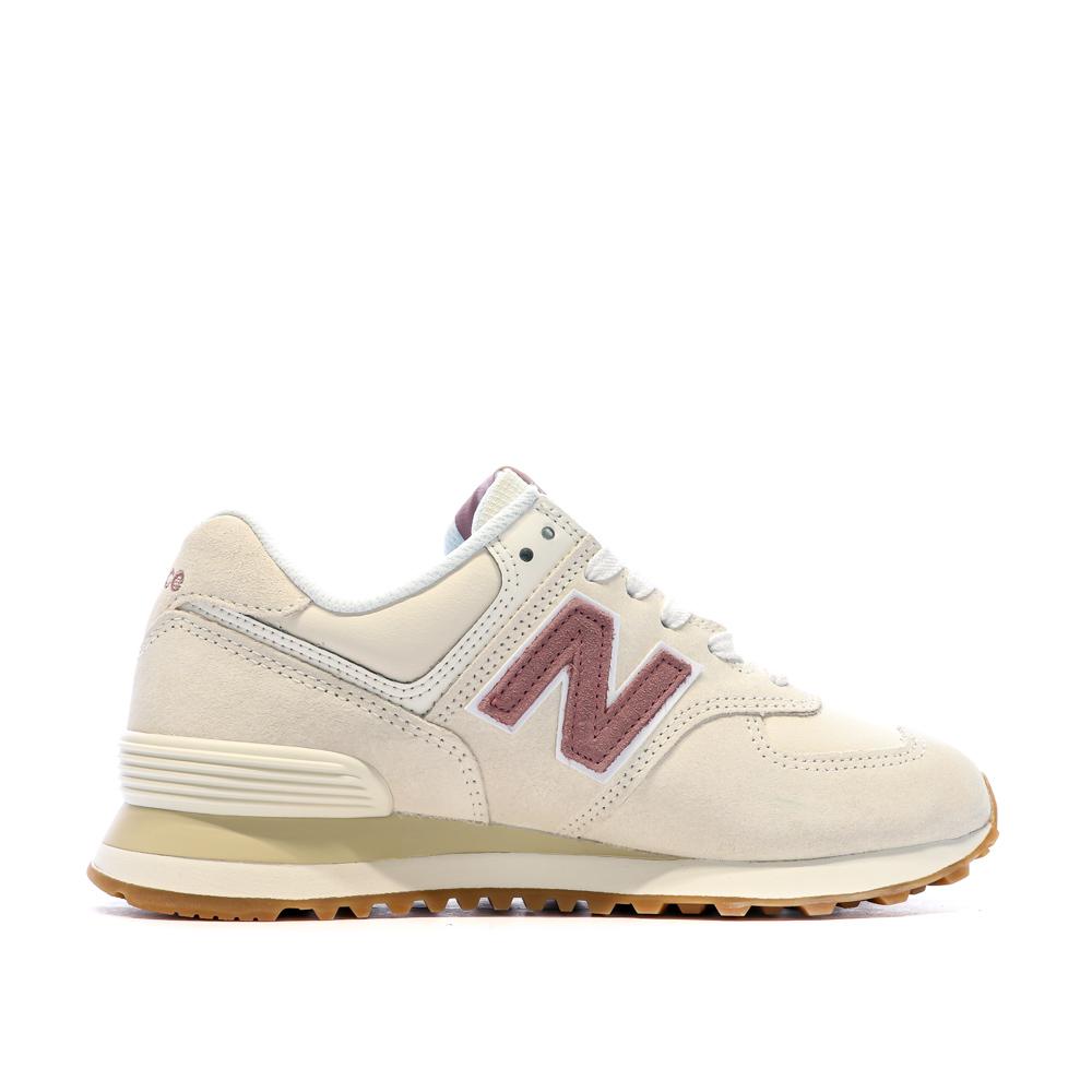 ML574 Baskets Beige/Rose Homme New Balance vue 2