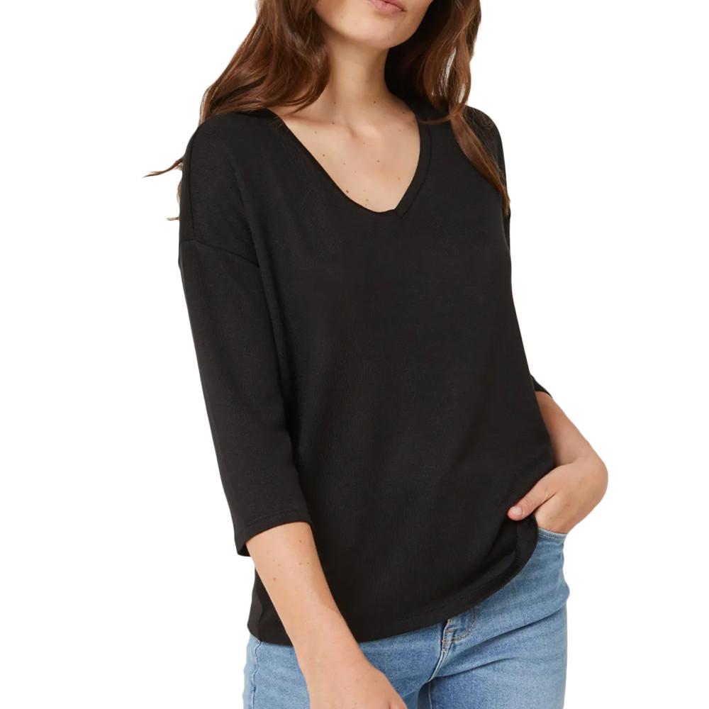 Pull Noir Femme Vero Moda Brianna 3/4 pas cher