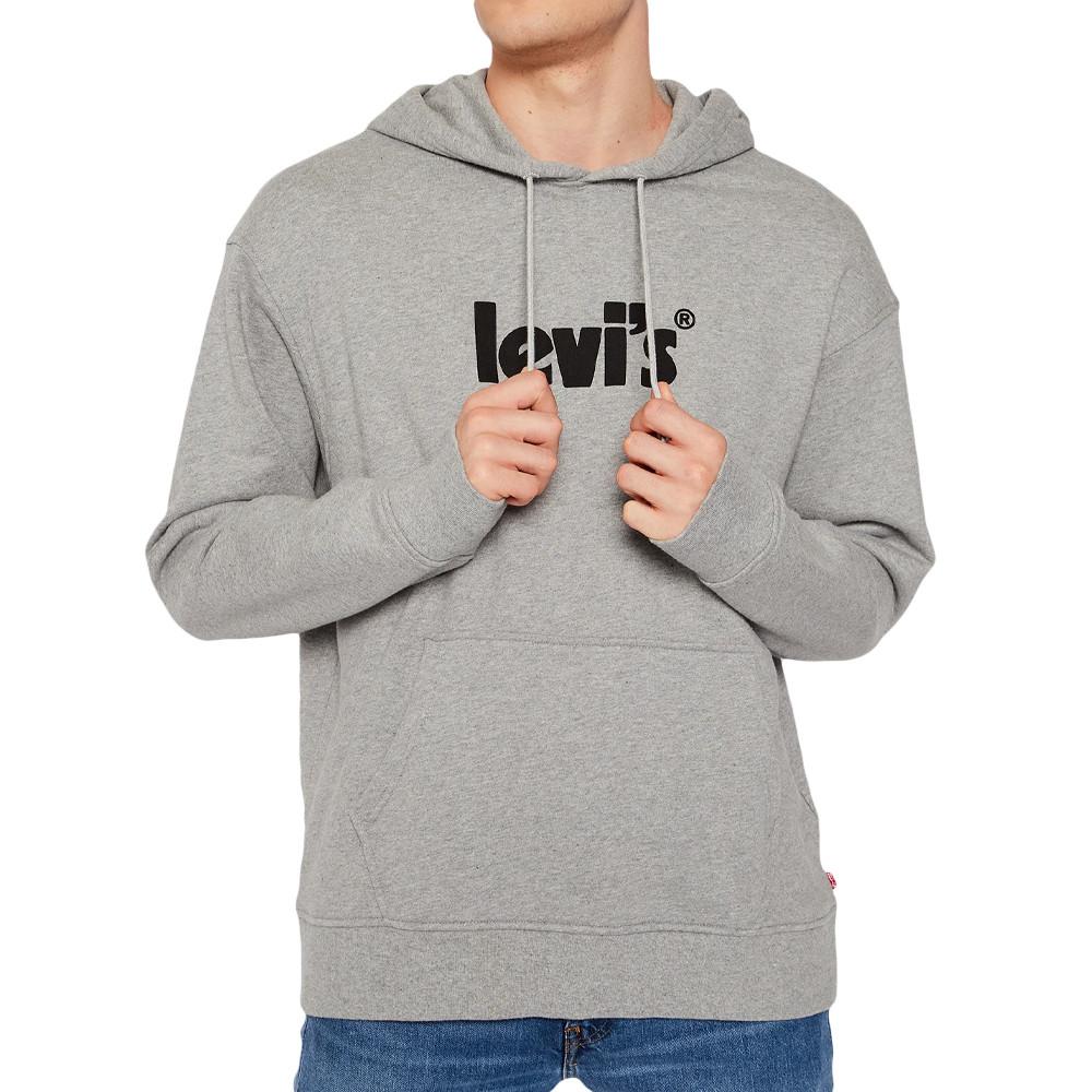 Sweat Gris Homme Levi's Relaxed pas cher