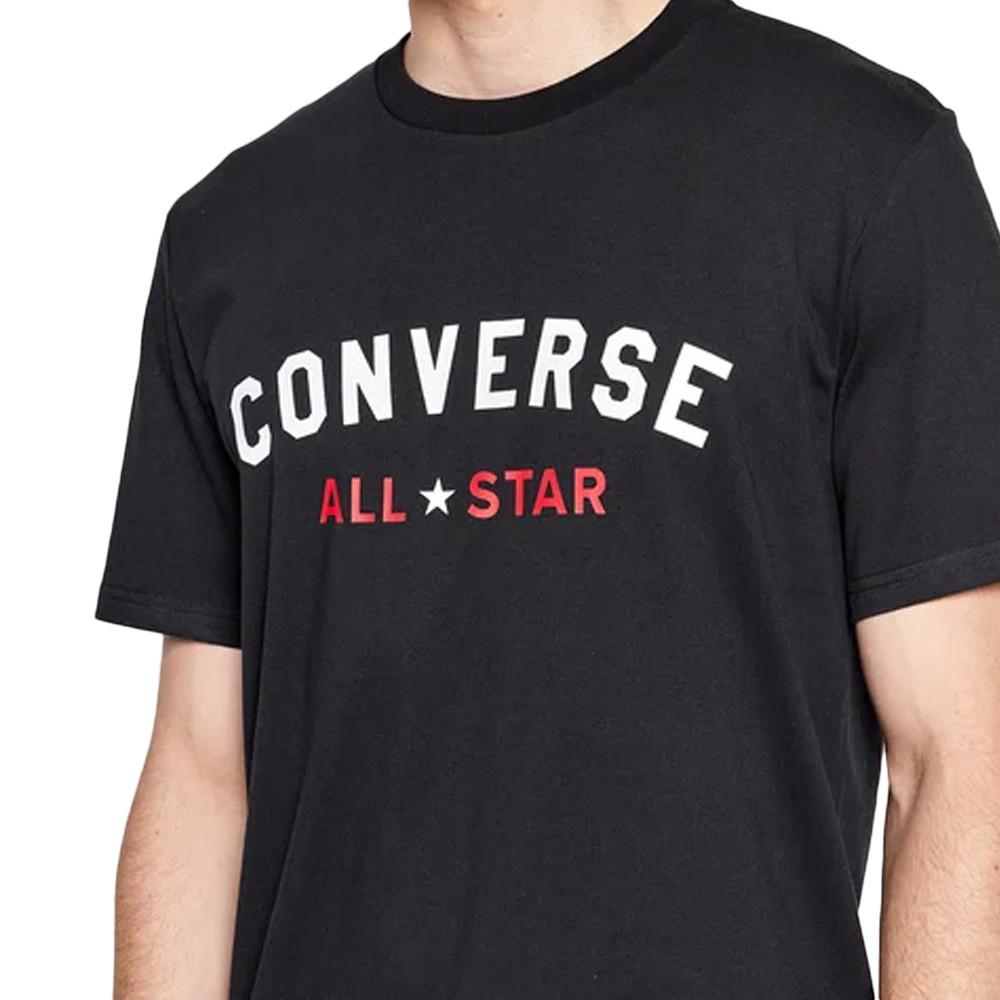 T-shirt Noir Homme Converse 3260 vue 3