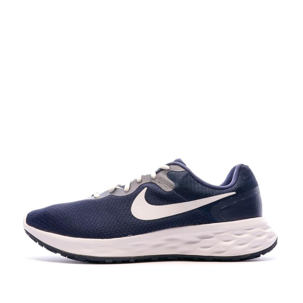 Chaussures de Running Bleues Homme Nike Revolution 6 pas cher