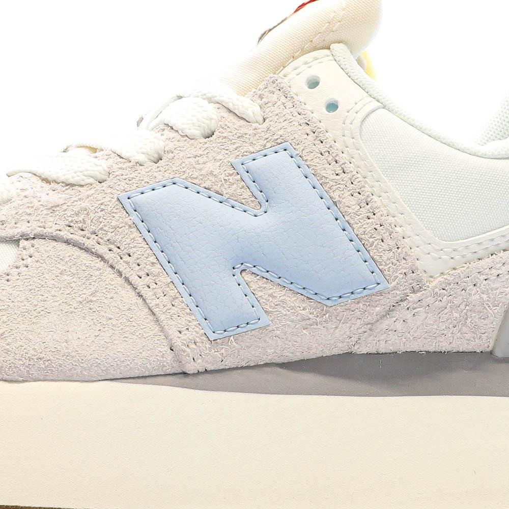 Baskets Compensé Beige/Bleu Femme New Balance 574 vue 7