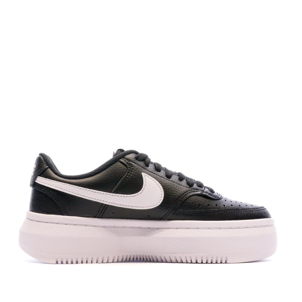 Baskets Noir/Blanc Femme Nike Court Vision Alta vue 2