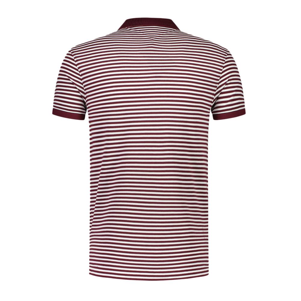 Polo Blanc/Bordeaux Homme Tommy Hilfiger 1985 vue 2