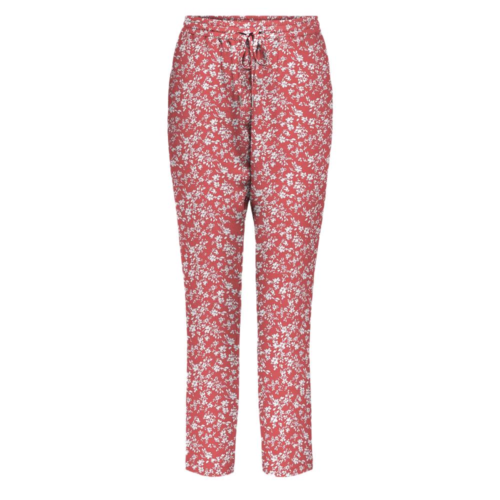 Pantalon Rose/Blanc à Motifs Femme Only 15222230 pas cher