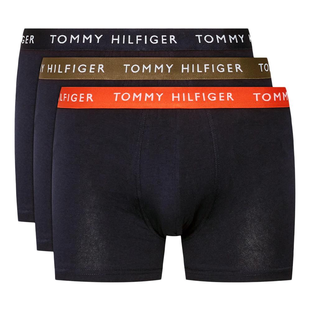 X3 Boxers Marine/Kaki Homme Tommy Hilfiger UM0UM02324 pas cher