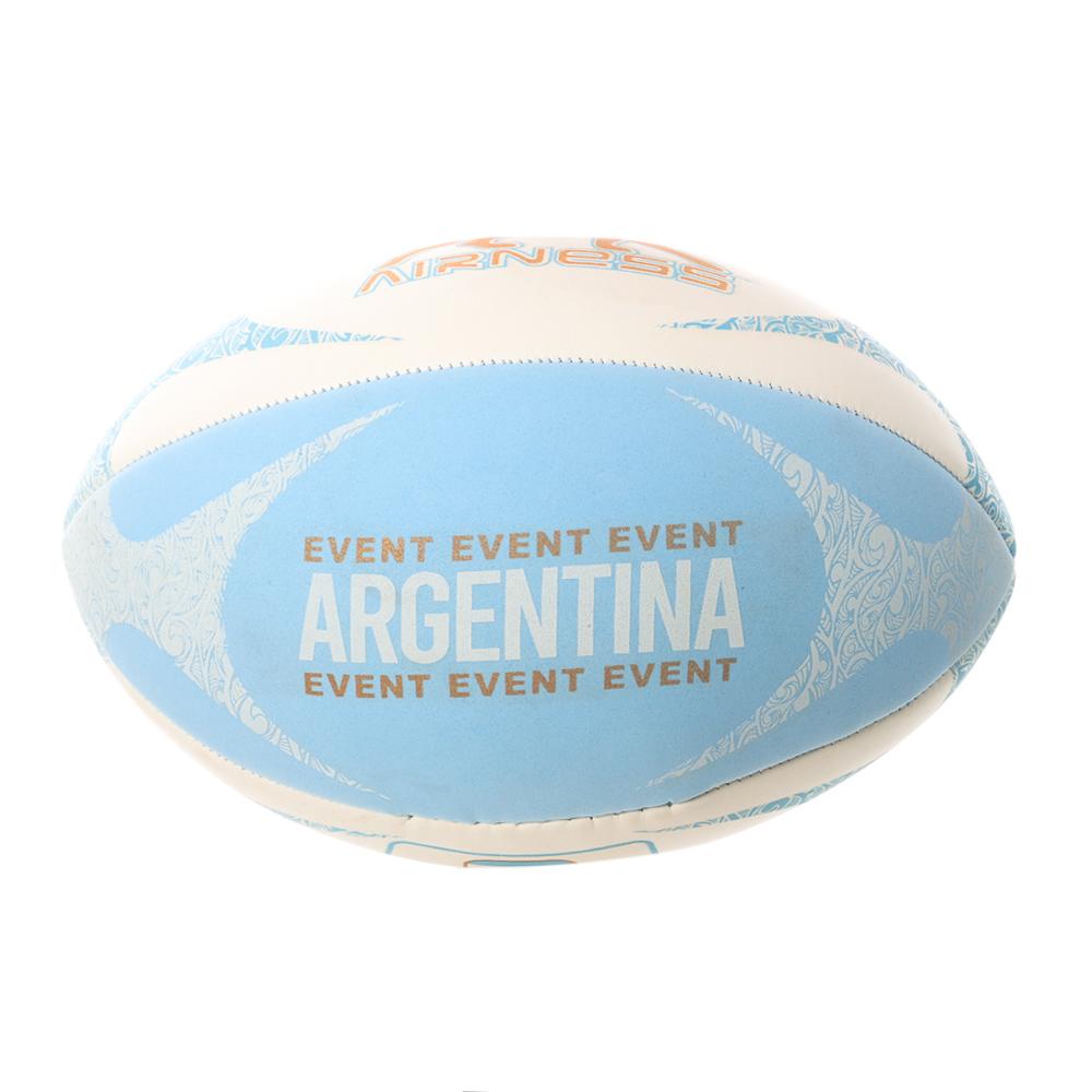 Ballon de Rugby Bleu/Blanc Airness Argentina pas cher