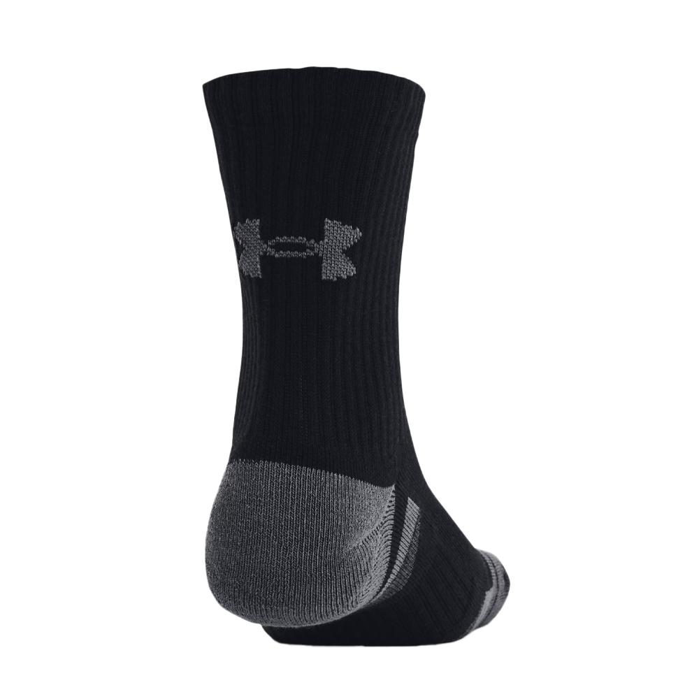 x3 Paires de Chaussettes Grises Homme Under Armour Performance vue 2