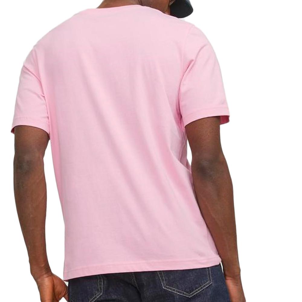 T-shirt Rose Homme Jack & Jones Bluarchie vue 2