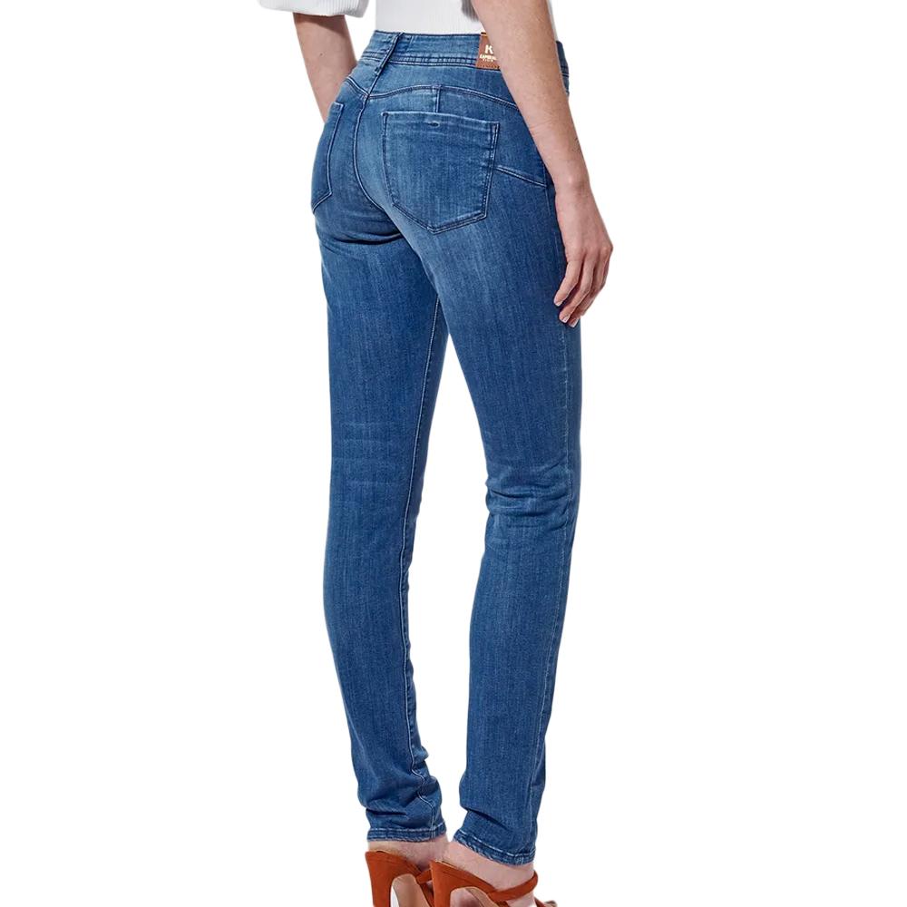 Jean Slim Bleu Femme Kaporal LOCKKE vue 2