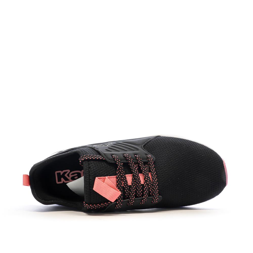 Baskets Noires/Roses Fille Kappa San Puerto Lace vue 4